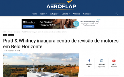 Pratt & Whitney inaugura centro de revisão de motores em Belo Horizonte