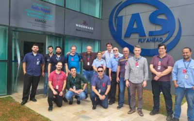 IAS recebe visita da equipe de engenharia e manutenção da Azul Linhas Aéreas