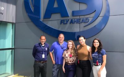 Visita de alunas da ⚙️ Engenharia Aeronáutica da PUC Minas São Gabriel